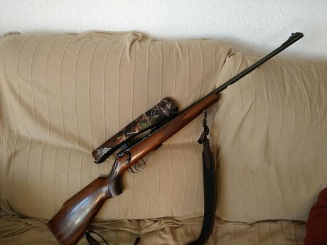 Hola a todos, 

Pues eso, busco carabina Anschütz de cerrojo calibre 22 lr.
Perfecta, tanto de pavón como 42