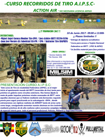 Curso recorridos de tiro airsoft Malaga 00