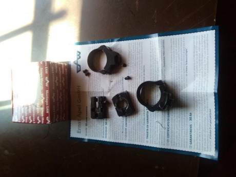 Monturas completas Apel para rifles sauer de anillas de 30, podrían ser validas para otros rifles,22 milímetros 00