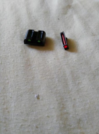 Se venden miras de fibra optica para glock, en perfecto estado. 02