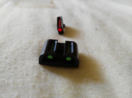 Se venden miras de fibra optica para glock, en perfecto estado. 01