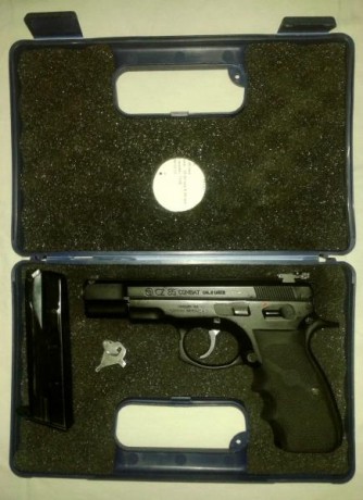 Vendo pistola CZ 85 Combat, 9 mm en buen estado. Gatillo ajustado para competir en precisión 9 mm, también 00