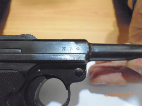  VENDIDA  pistola Luger modelo P 08 del año 1937, de 9 mm parabellum, con todos los números coincidentes, 21