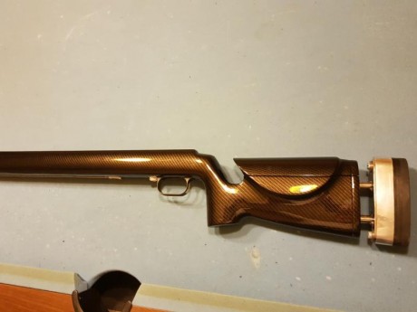 Preciosa culata anchutz con terminacion carbono unica
Para macht 54 / super macht 1813 y 1913. 
Con 2 00