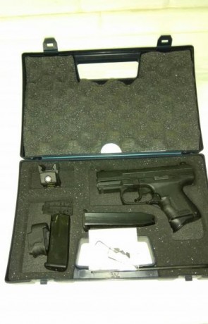VENDO WALTHER P99 COMPACT CALIBRE 9 PB EN PERFECTO ESTADO. SE ENTREGA CON MALETÍN DE TRANSPORTE, ACCESORIOS 00