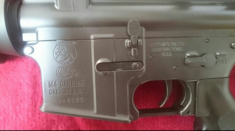 Hola a todos. Pongo a la venta esta carabina semiatomatica Colt M4 calibre 22lr con su cargador de 30 80