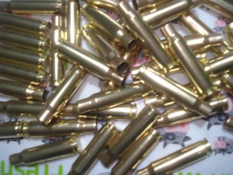 Hola,

Vendo vainas Geco del .308W con un solo tiro, pasadas por Tumbler y en bolsas zip de 100 unidades 01