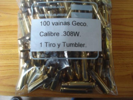 Hola,

Vendo vainas Geco del .308W con un solo tiro, pasadas por Tumbler y en bolsas zip de 100 unidades 10