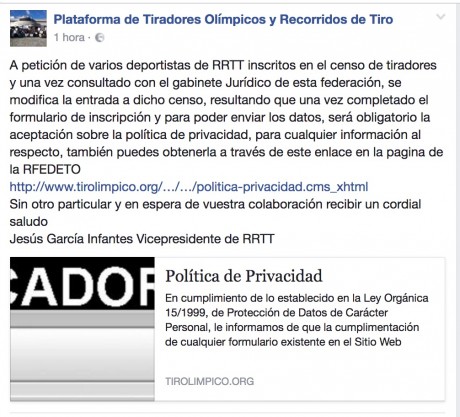 COMUNICADO DEL AREA TECNICA DE RRTT DE LA RFEDETO
Estimados deportistas, de la especialidad de Recorridos 60