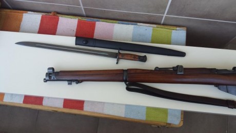Vendo Enfield N1 MK3 SMLE B.S.A. de la primera guerra mundial en estado excelente.
Todas las partes con 41