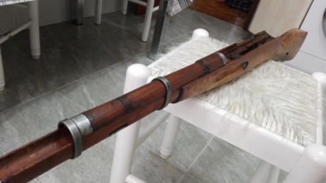 cambio una madera impecable de mozin m-38 por una de K-98 que este en condiciones,tambien cambiaria por 00