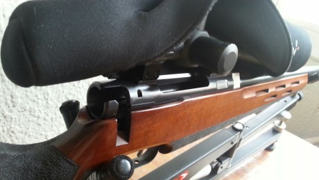  rifle de tiro Fclass Es un Grüning + Emilger del calibre 222 cañon pesado muy buenas agrupaciones con 00
