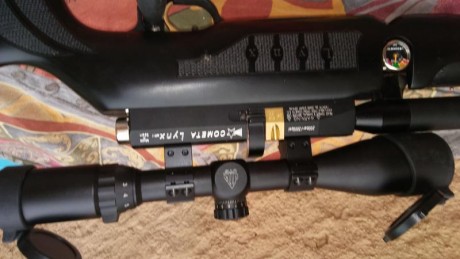 Cabina cometa v 10 del 5, 5 con bomba hill dos cargadores multitiro y visor leapers ugt 3-9x40. Aceptaria 01