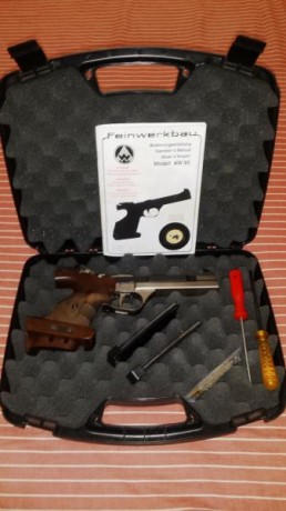 Vendo pistola cal. 22 Feinwerkbau AW 93.
Pistola de alta competición, máximas prestaciones e insuperable 111