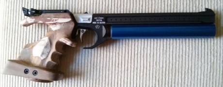 Vendo pistola Steyr Lp-1. Revisada de todo en ibergrips con reemplazo de regulador y juntas nuevas.
Empuñadura 00