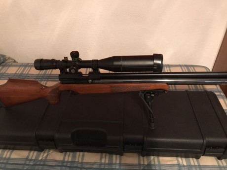 VENDO  AIR ARMS SL 400 XTRAFAC CALIBRE 5,5 EQUIPADA CON REGULADOR DE AIRE,MUY PRECISA,SIN NINGUN ARAÑAZO 02