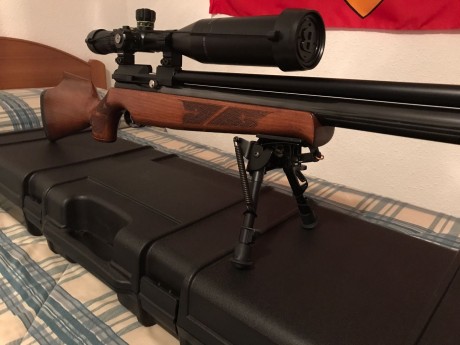 VENDO  AIR ARMS SL 400 XTRAFAC CALIBRE 5,5 EQUIPADA CON REGULADOR DE AIRE,MUY PRECISA,SIN NINGUN ARAÑAZO 01
