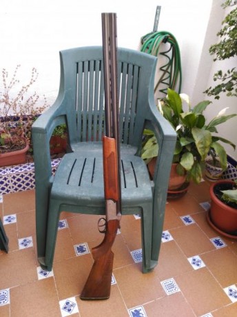 Vendo superpuesta Franco Beretta del 12/70 de caza, cañones de 18,5 de 2 y 3 estrellas, longitud de los 02