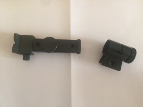 Vendo conjunto completo de miras abiertas Diana originales. 
Alza trasera metálica e túnel delantero metálico 00