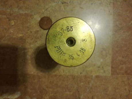 Vaina de 37mm hotchkiss en perfecto estado.

Una buena y rara pieza. Usada en la guerra civil.

Artículo 00