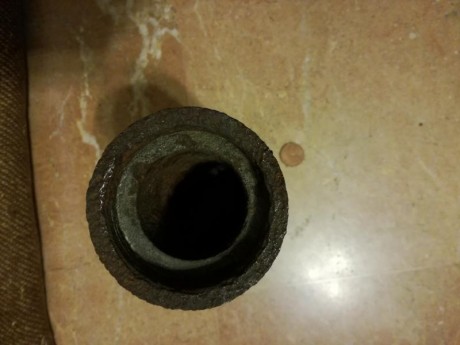 Tritolo italiano, completamente inerte, sin ningún peligro. Es solo hierro.

Precio  30€  con  gastos 01