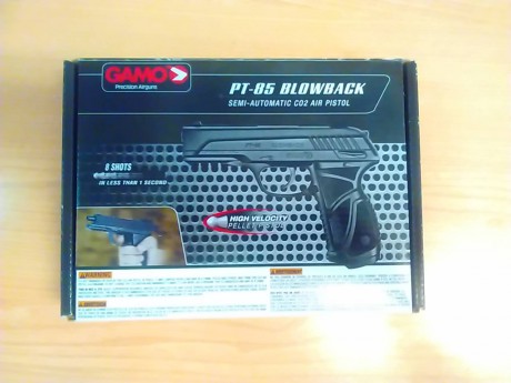 Hola. Pongo a la venta una pistola gamo PT-85 blowback co2 sólo estrenada. 

Semiautomática. Funciona 00