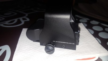 Hola, vendo visor eotech 551 en perfecto estado, se  ha puesto una vez en la carabina para ver como queda 00