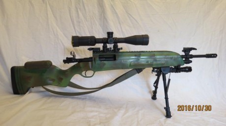 Hola a todos. Pongo a la venta esta carabina semiatomatica Colt M4 calibre 22lr con su cargador de 30 122