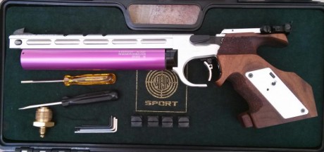 Vendo Steyr Evo 10 E.
Pistola de Marzo 2016. Incluye herramientas, manual, racor de carga, dos botellas 20