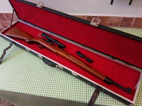 Hola a todos. 

Necesito un poco de ayuda para identificar esta carabina del 22lr y saber que valor aproximado 11