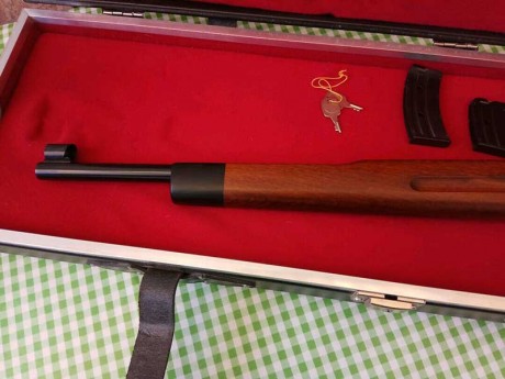 Hola a todos. 

Necesito un poco de ayuda para identificar esta carabina del 22lr y saber que valor aproximado 20