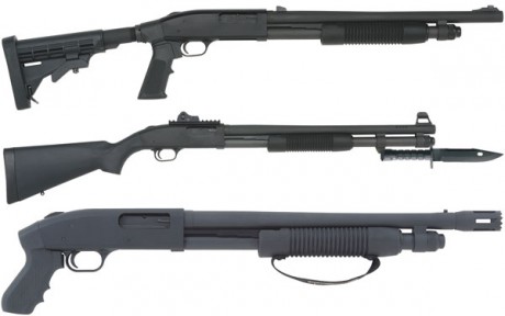 Hola. Busco una escopeta mossberg 500/ 590, con cañon corto de 46 cm.  Mejor si el cañón es liso.

Si 11