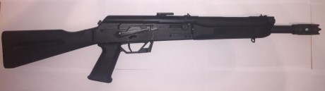 Se vende esta espectacular escopeta semiautomática SAIGA 12, con cañón de 12.5" (se adjunta certificado 00