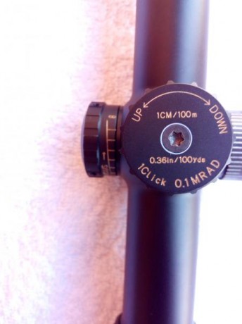 vendo visor sightron s3 6-24x50.tubo de 30, reticula mil-dot en segundo plano.
paralage de 40yds a infinito
el 01