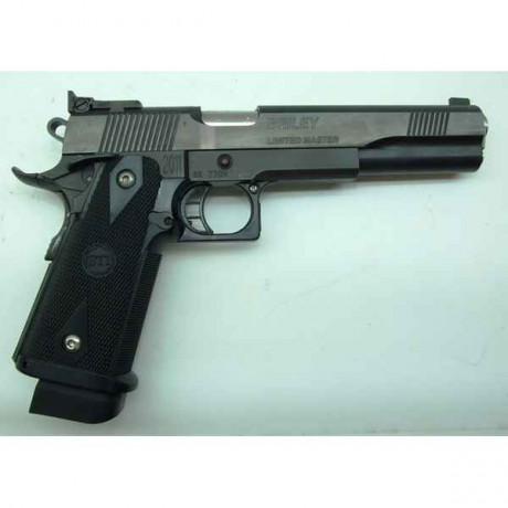 Hola. Alguien ha tenido oportunidad de probar ésta pistola en 9pb? Creo que es de 6", es muy cabezona?
Gracias. 00