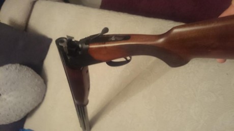 Vendo esta lanber superpuesta calibre 12-70. 
Expulsores automáticos gatillo único y selector de tiro. 01