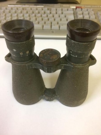 Vendo estos prismáticos Zeiss de la Primera Guerra Mundial. Los compre hace años en un rastro en Londres. 50