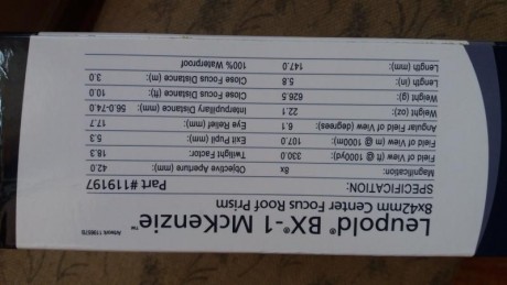 Muy buenas:
vendo prismáticos Leupold, están en perfecto estado, con sus tapas, funda caja etc...
El precio, 01