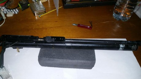 Hola  . Vendida . Gracias  ! . Vendo  el cuerpo de lo que en su día  fue una carabina  hatsan at 44  , 11