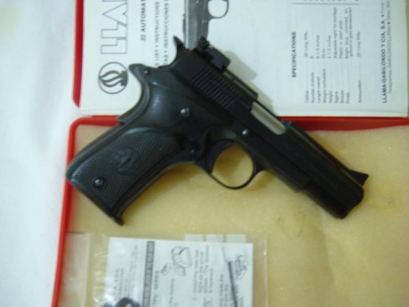 Vendo LLAMA XV, cal. 22 guidada en F en perfecto estado. La adaptación de la mira  micrométrica y punto 01