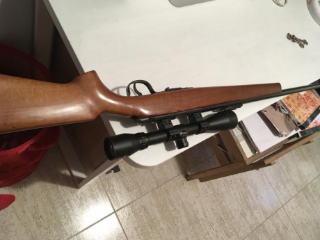 Vendo estupenda carabina ONENA 500 del 22 Lr
Como se puede ver en las fotos, está en un estado excelente, 00