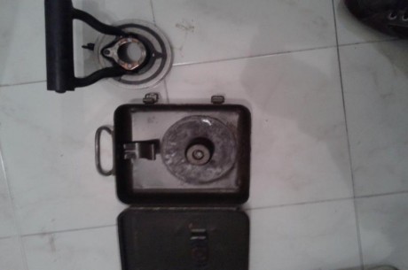De procedencia americana, vendo este regulador de espoletas para proyectiles de grueso calibre.
El funcionamiento 01