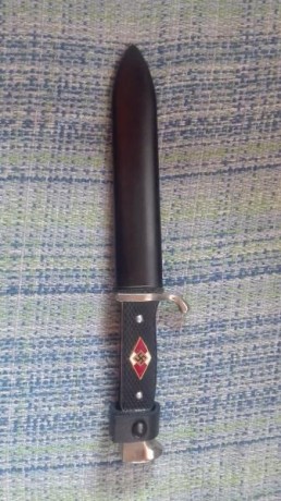 Se vende cuchillo Hubertus de la fábrica de Solingen ,Alemania, replica exactaJuventudes Hitlerianas, 02