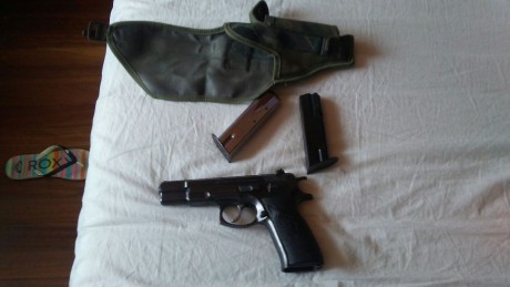 Cz85 dos cargadores y funda militar precio125€ 01