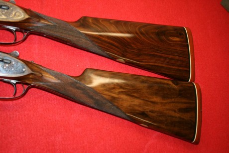 Vendo pareja de Pedro Arrizabalaga especial Monogatillo grabados Purdey con 4 juegos de cañones con apertura 10