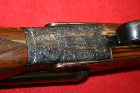 Vendo pareja de Pedro Arrizabalaga especial Monogatillo grabados Purdey con 4 juegos de cañones con apertura 42