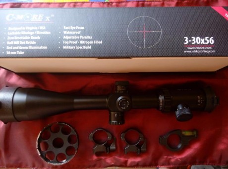 Muy buenas :
Vendo este visor C-More 3 x 30 x 56
Retícula Half mildot iluminada ( marca los mildot y los 02