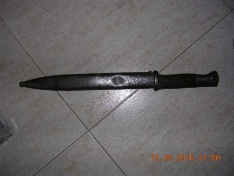 Estoy interesado en bayoneta para mauser 43. Ni siquiera es necesario que esté en perfecto estado, también 10