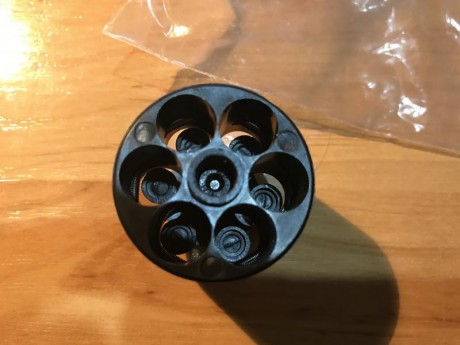 Revolver S&W modelo K-14 calibre 38 Spl, cañón de 6 pulgadas, estado excelente.  Gran precisión, modelo 11