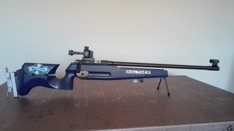 Hola:
Vendo carabina Wlather modelo KK-100 calibre 22 lr y equipo de tiro.
Se vende todo conforme se ve 02